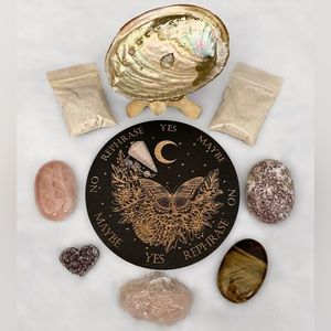 NEW Large Witchcraft Bundle Lot - Crystals, Divination, Cleansing Altar Tools
